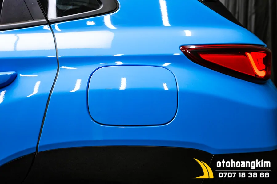 Dán Đổi Màu Candy Xanh Hyundai Kona - Ảnh 6