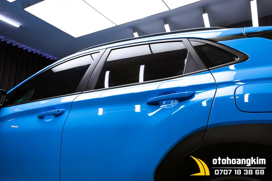 Dán Đổi Màu Candy Xanh Hyundai Kona - Ảnh 5
