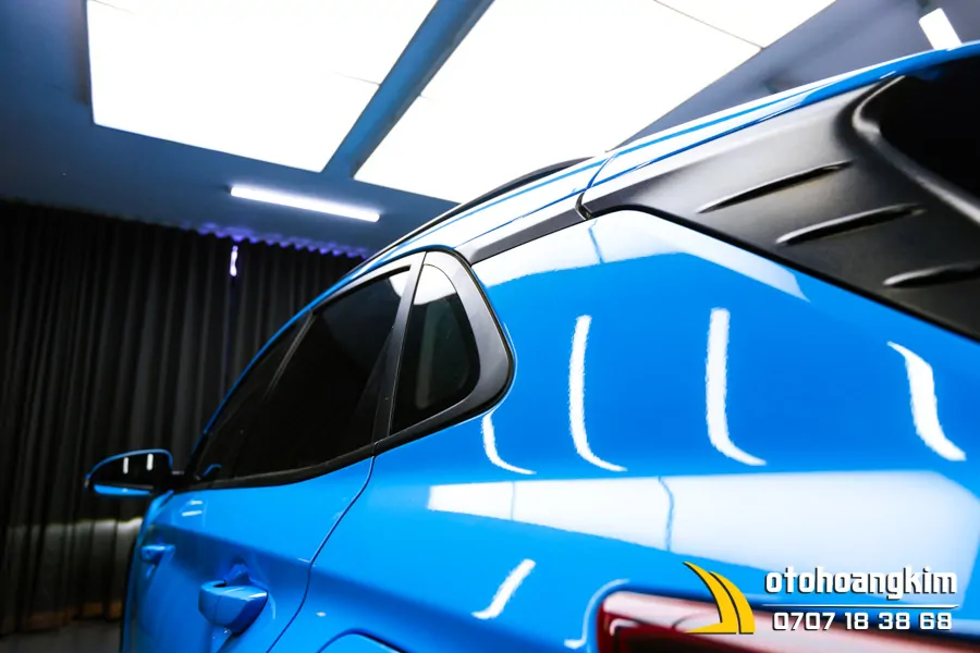 Dán Đổi Màu Candy Xanh Hyundai Kona - Ảnh 10