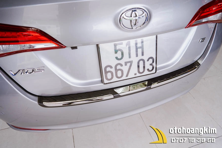 Chống Trầy Cốp Sơn Toyota Vios 2019 Nhựa Đen - Ảnh 1