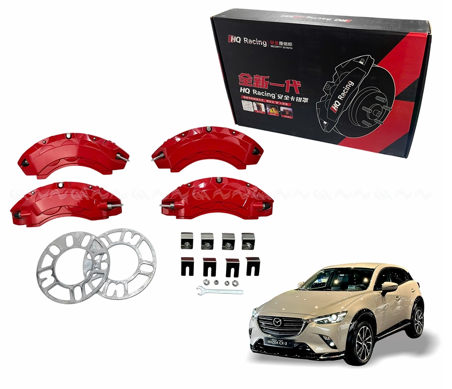  Ốp má phanh HQ Racing CX3 đỏ - Ảnh 1
