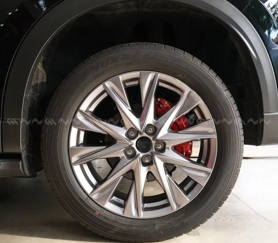  Ốp má phanh HQ Racing CX3 đỏ - Ảnh 3