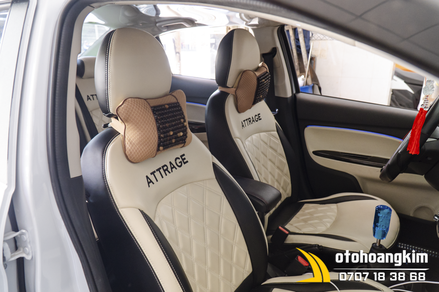 Bọc Ghế Da Mitsubishi Attrage - Ảnh 3