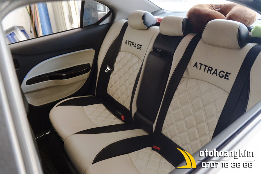 Bọc Ghế Da Mitsubishi Attrage - Ảnh 5