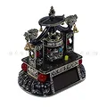 Tượng bánh xe cầu nguyện vàng hạt đỏ LS - ảnh 3