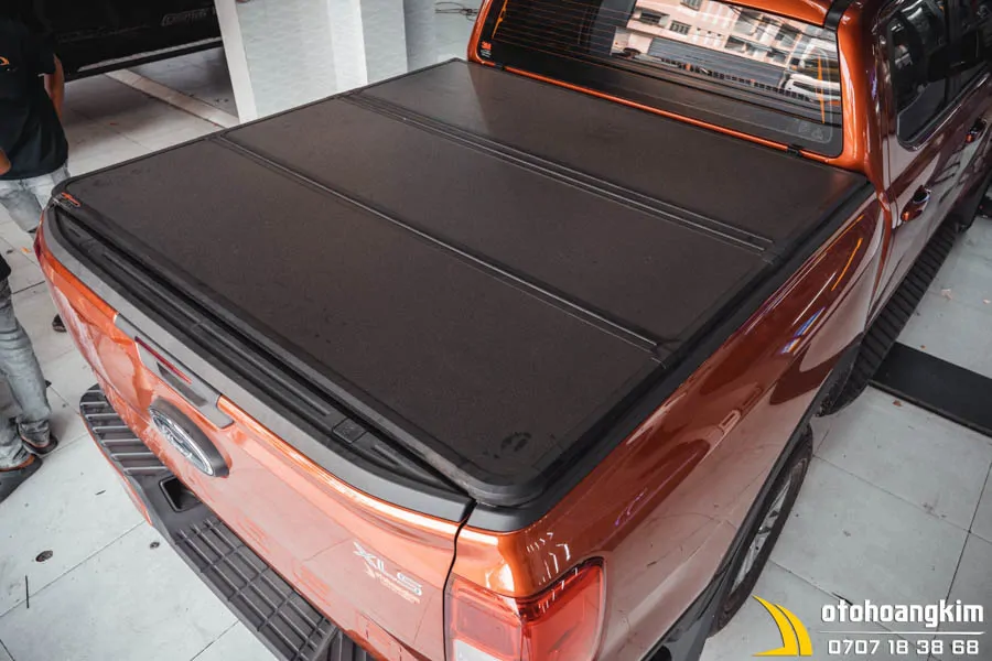 Nắp thùng 3 khúc Option4x4 Ford Ranger RaptorXLSXLT 2015+ - Ảnh 2