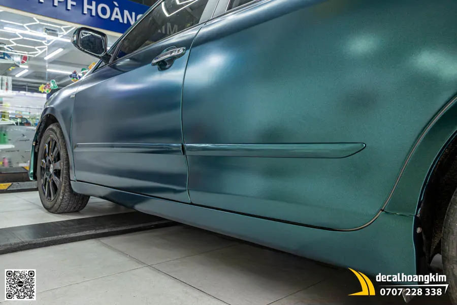 Camry dán đổi màu Forest Green - Ảnh 6