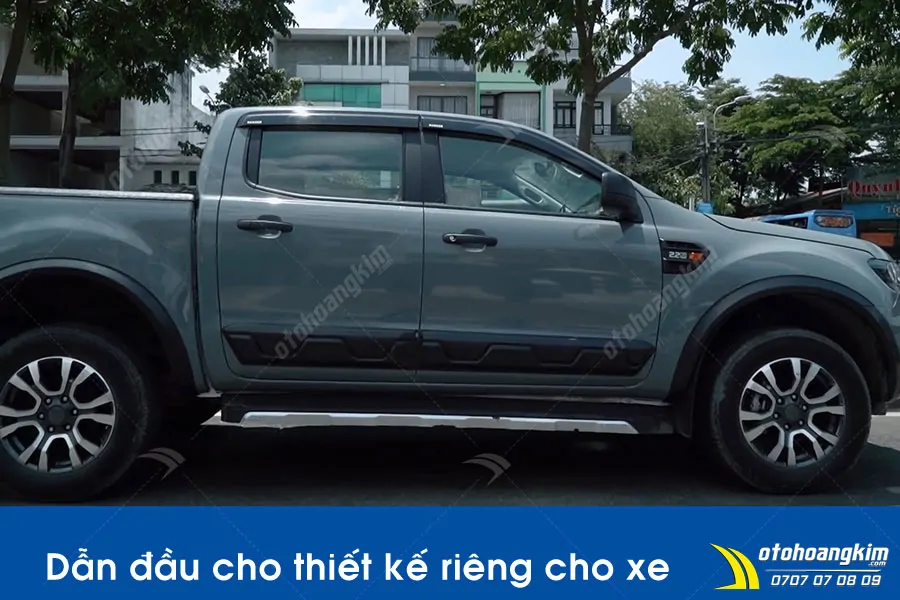 Dán đổi màu xám xi măng Ford Ranger - Ảnh 2
