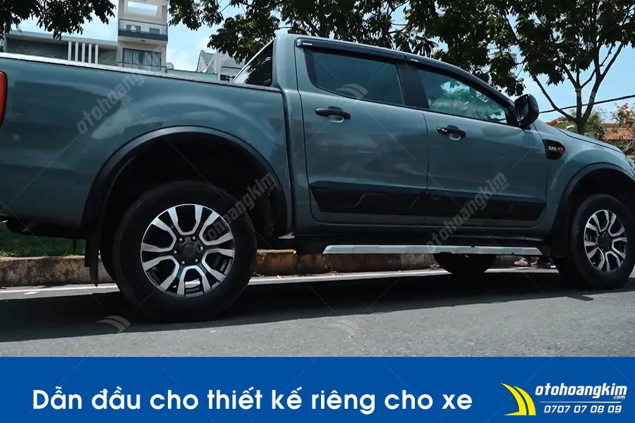 Dán đổi màu xám xi măng Ford Ranger - Ảnh 7