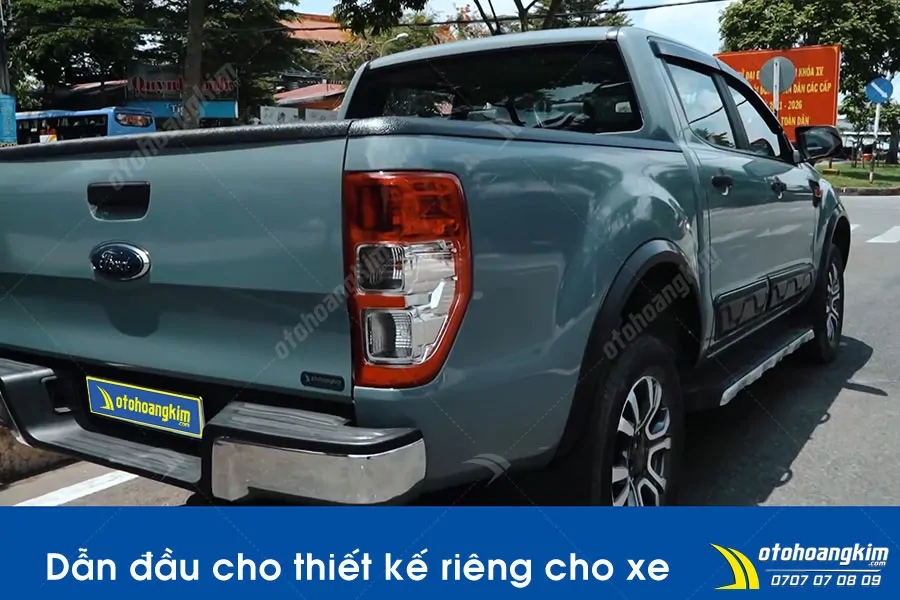 Dán đổi màu xám xi măng Ford Ranger - Ảnh 8