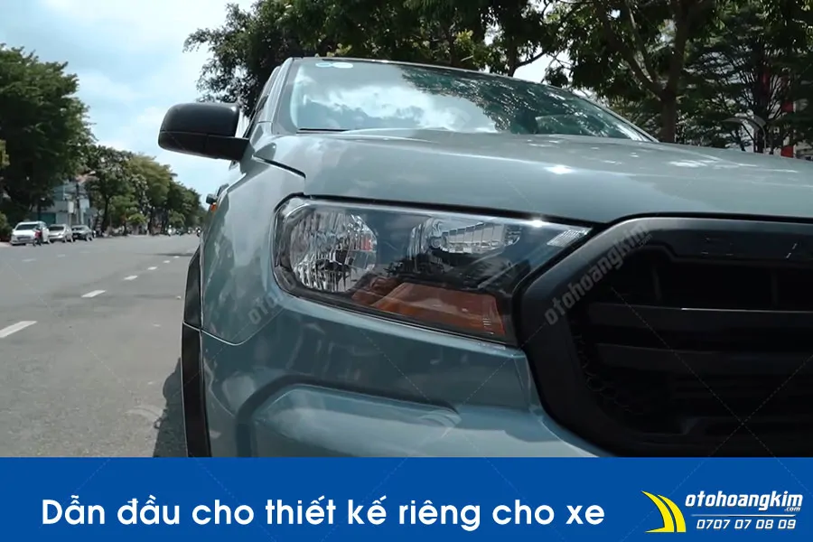Dán đổi màu xám xi măng Ford Ranger - Ảnh 9