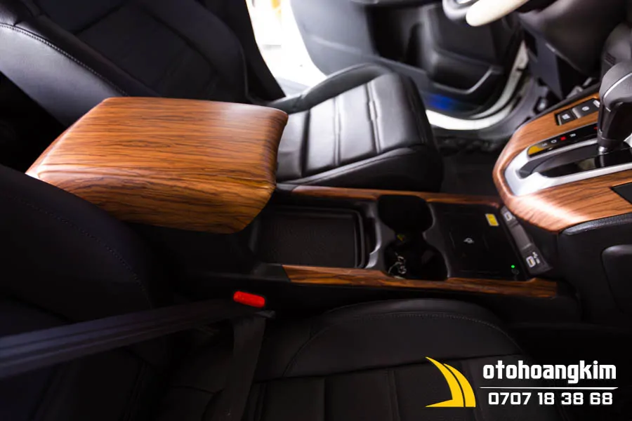 Ốp Nội Thất Honda Crv 2018 Vân Gỗ (19 chi tiết) - Ảnh 10