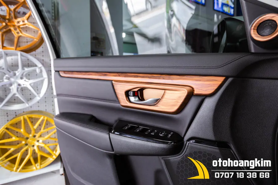 Ốp Nội Thất Honda Crv 2018 Vân Gỗ (19 chi tiết) - Ảnh 6