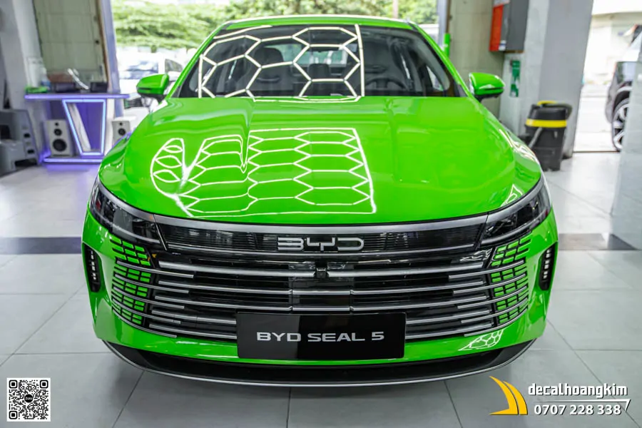 BYD Seal 5 dán đổi màu xanh lá chanh (Acid Lime) - Ảnh 10