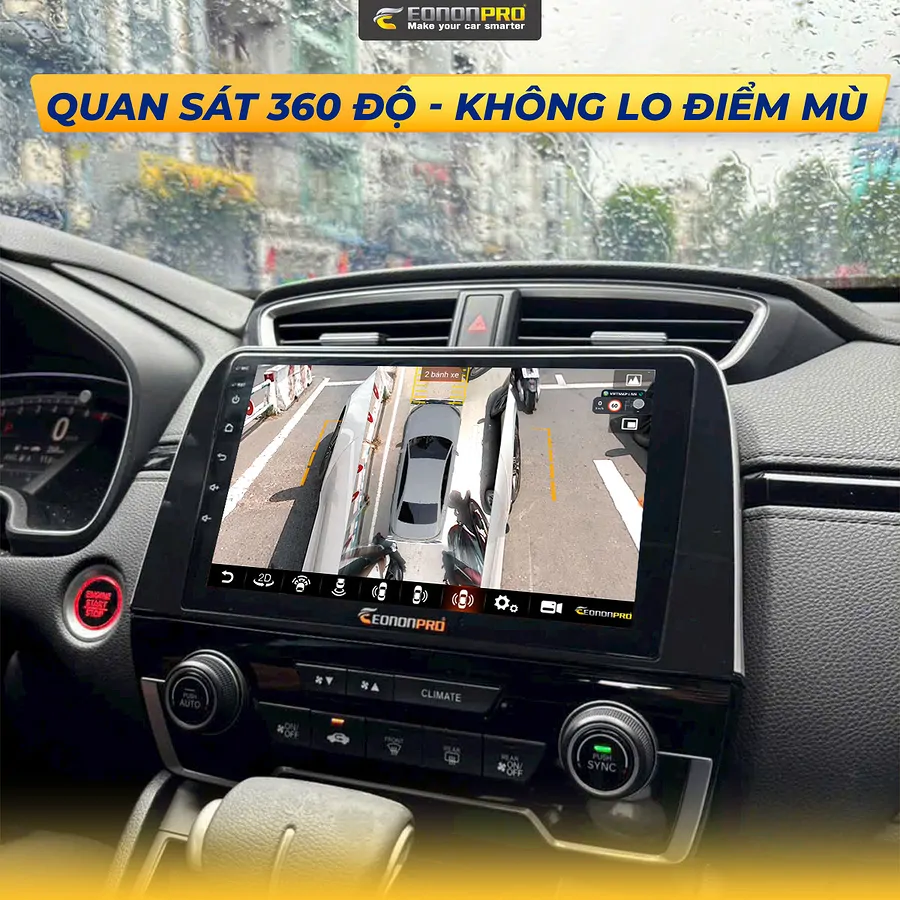 Màn hình android Eonon Pro V800+ 360 - Ảnh 3