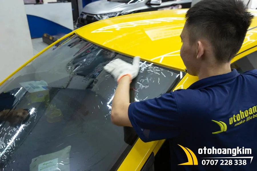 Dán Phim Cách Nhiệt 3M Xe Honda Brio - Ảnh 5