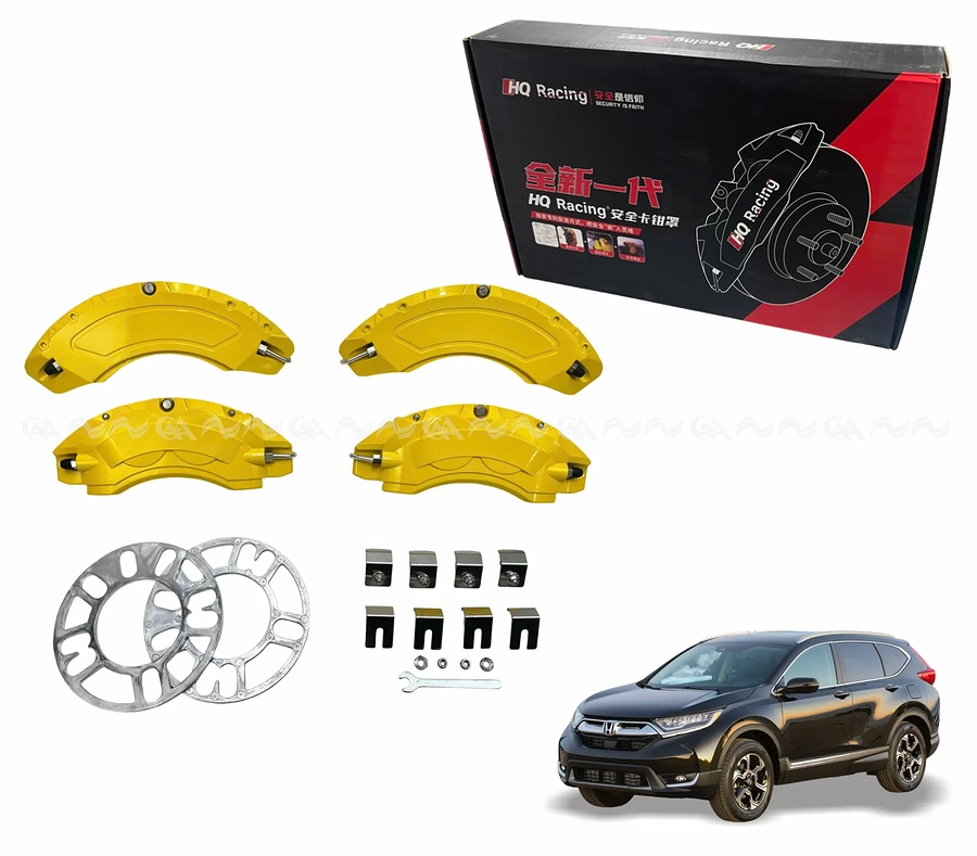 Ốp má phanh HQ Racing CRV 2018+ vàng - Ảnh 1