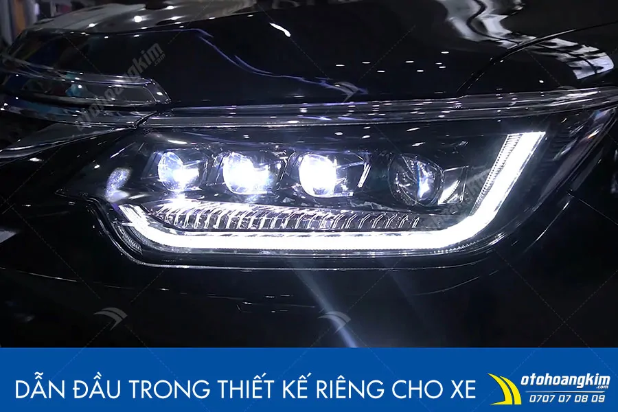 Đèn pha Toyota Camry 2015-2018 mẫu Bugatti - Ảnh 9