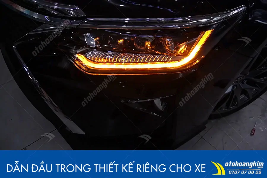 Đèn pha Toyota Camry 2015-2018 mẫu Bugatti - Ảnh 3