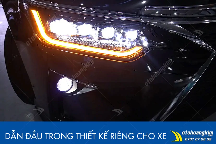 Đèn pha Toyota Camry 2015-2018 mẫu Bugatti - Ảnh 8