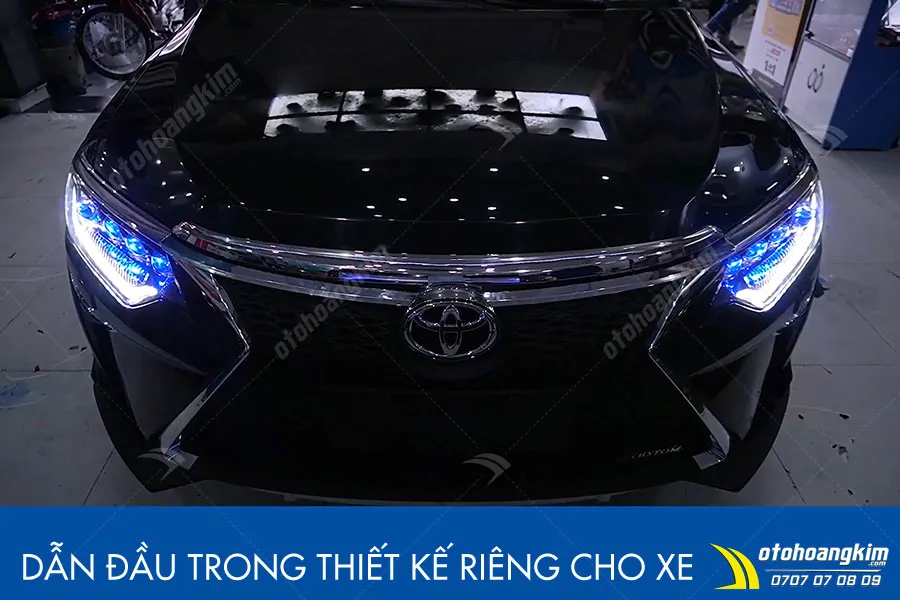 Đèn pha Toyota Camry 2015-2018 mẫu Bugatti - Ảnh 5