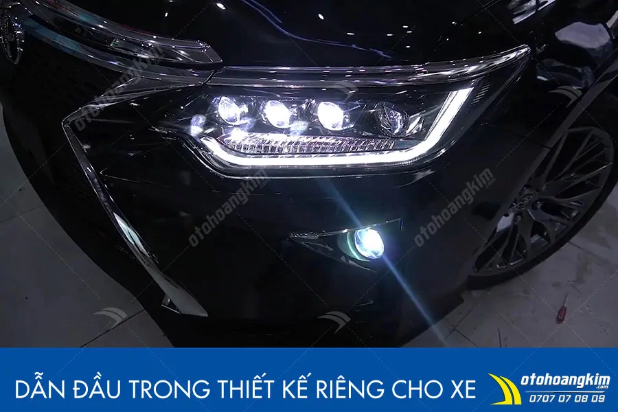 Đèn pha Toyota Camry 2015-2018 mẫu Bugatti - Ảnh 2