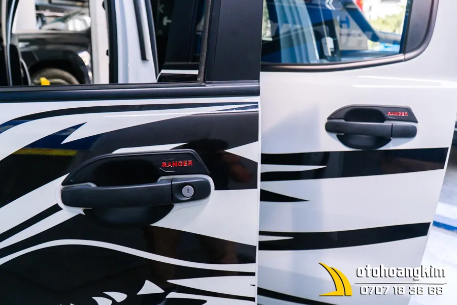 Tay Cửa Ford Ranger [2017-2021] Đen - Ảnh 2