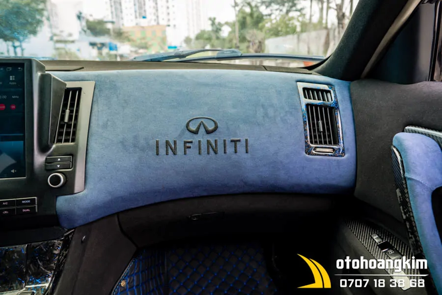 Bọc Da Lộn Nội Thất Xe Infiniti - Ảnh 4