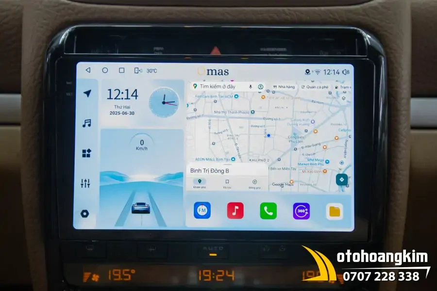 Màn hình android Omas M6 Porsche Cayenne - Ảnh 2