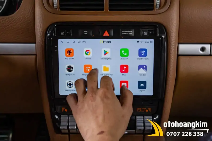 Màn hình android Omas M6 Porsche Cayenne - Ảnh 5