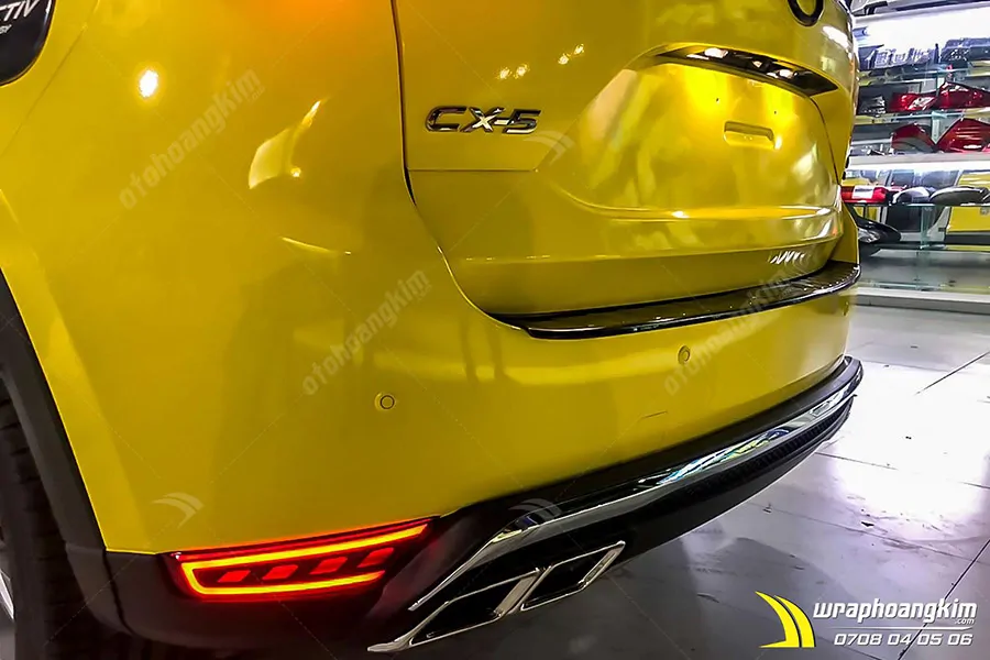 Dán đổi màu Candy vàng Mazda Cx5 - Ảnh 4