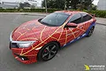 Tem Xe Honda Civic Spiderman - HCV003 - ảnh 2