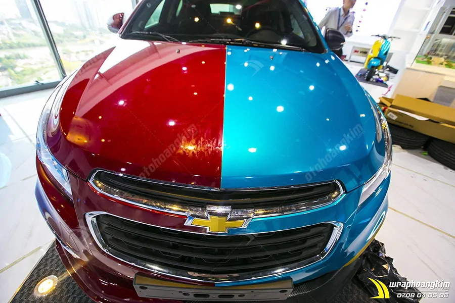 Dán đổi màu chuyển sắc Chevrolet Cruze - Ảnh 6