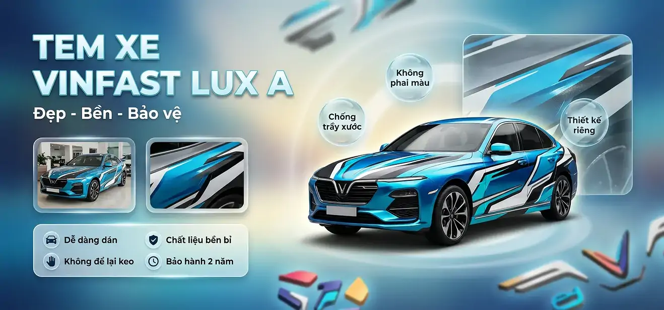 Tem Xe Vinfast Lux A