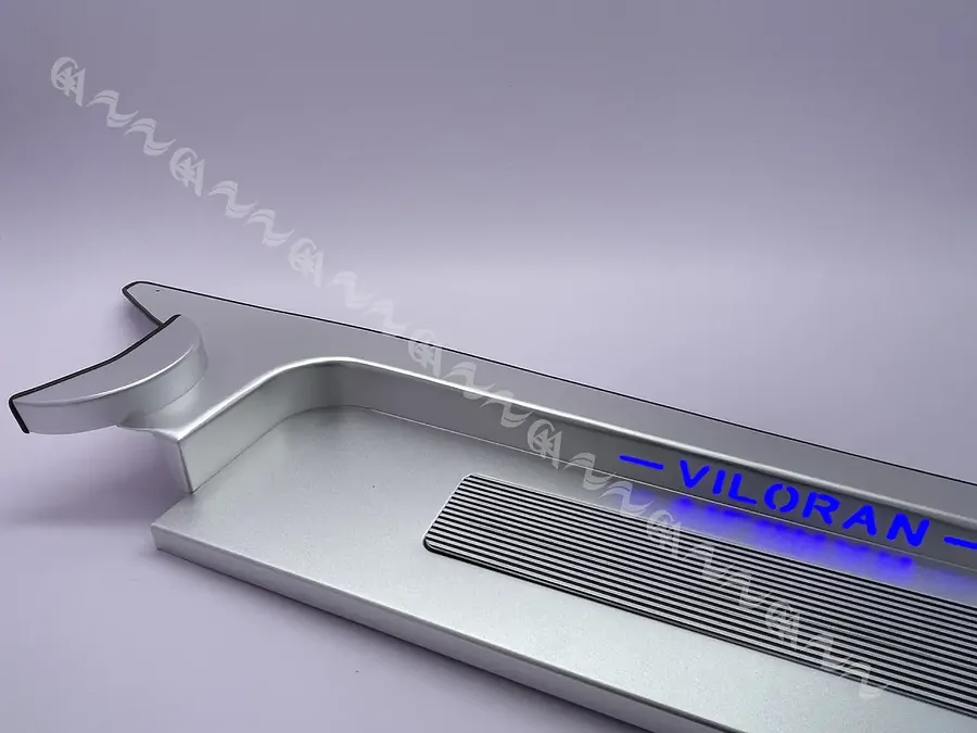 Nẹp bước chân trong Viloran inox có đèn (sàn gỗ) - Ảnh 4