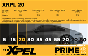 Phim cách nhiệt XPEL XRPL-20 kính hông cho ô tô