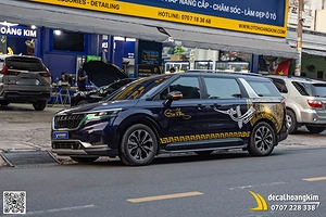 Dán Tem Xe Trống Đồng Chim Lạc Thiết Kế Riêng Cho Carnival 