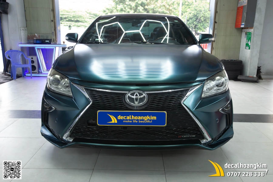 Camry dán đổi màu Forest Green - Ảnh 1