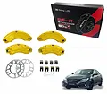 Ốp má phanh HQ Racing Civic 2017+ vàng - ảnh 1