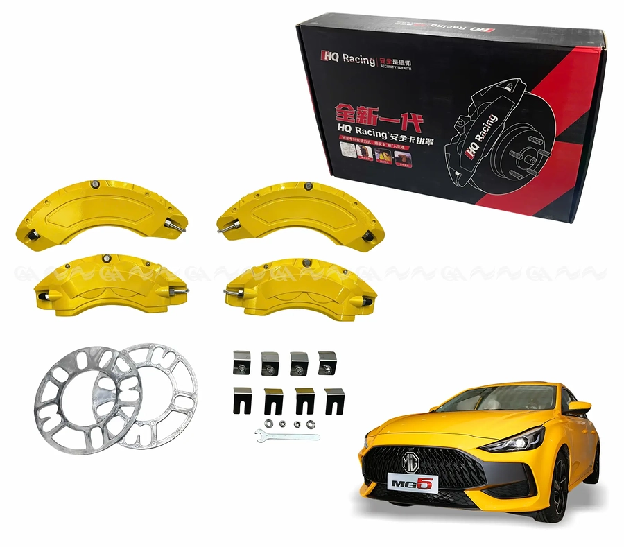Ốp má phanh HQ Racing MG 5 2023 vàng - Ảnh 1