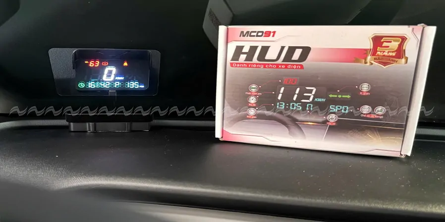 Màn hình hud hiển thị kính lái MCD91 Vinfast Limo Green - Ảnh 2