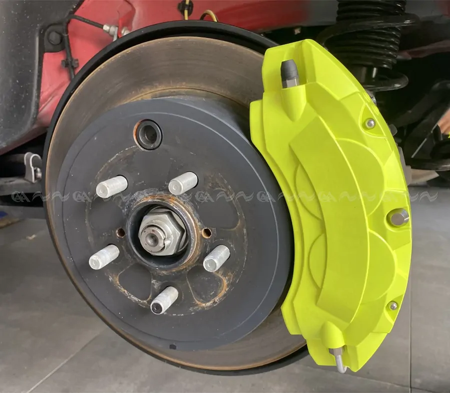 Ốp má phanh HQ Racing Lux SA xanh chuối - Ảnh 3