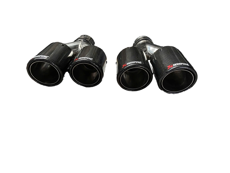  Pô Akrapovic đôi đầu bằng cho ô tô - Ảnh 2