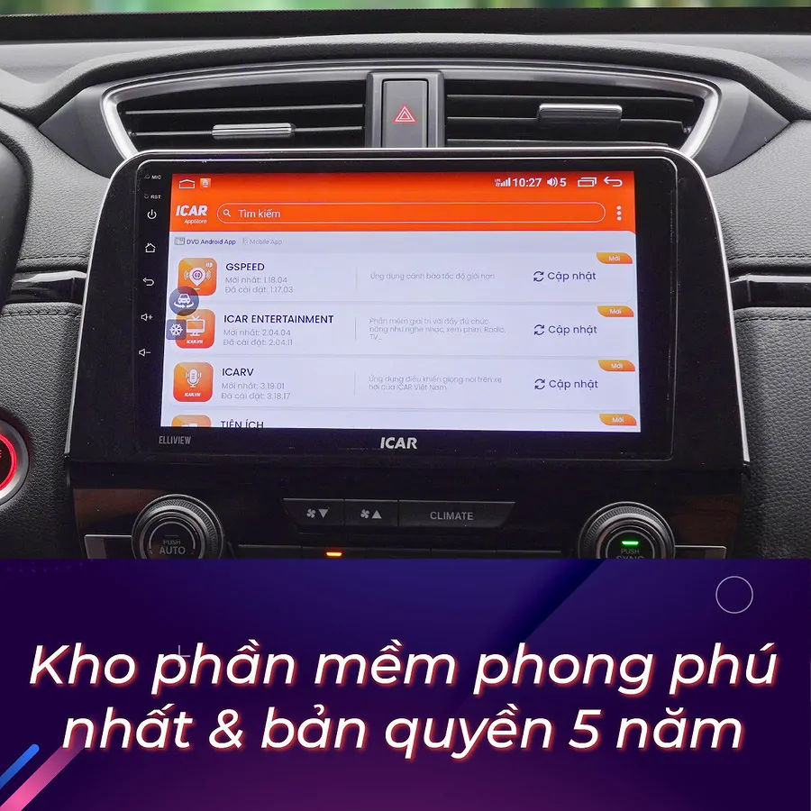 Màn hình android Icar Elliview S5 Basic+ 360  - Ảnh 4