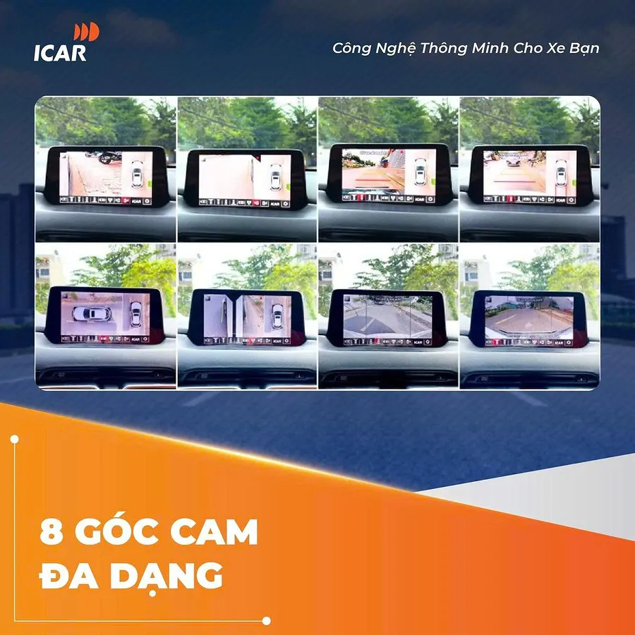Camera 360 Icar Elliview M12 tích hợp TPMS cho CX5/CX8 - Ảnh 7
