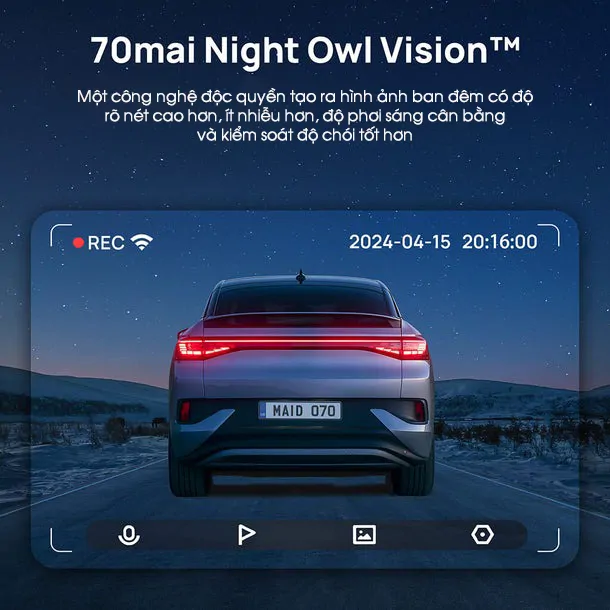 Camera hành trình 70mai A510 (combo) - Ảnh 11