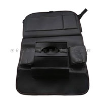 Túi lưng ghế da màu đen