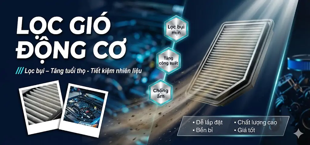 Lọc Gió Động Cơ