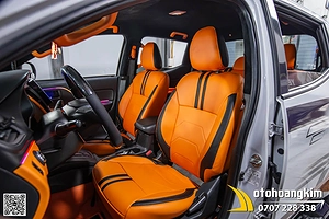 Đổi màu nội thất xe Triton - Sắc cam thời thượng