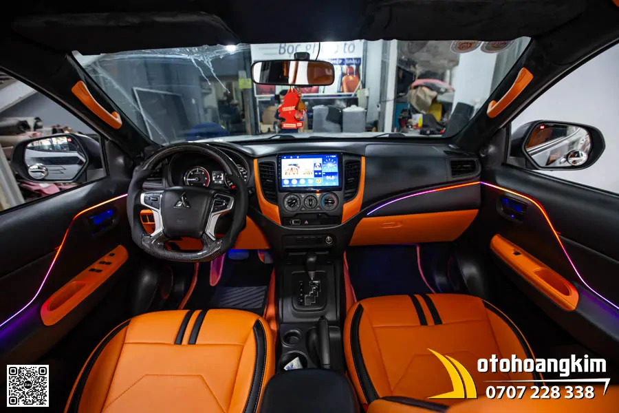 Đổi màu nội thất xe Triton - Sắc cam thời thượng - Ảnh 5